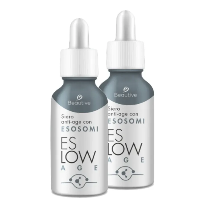 Eslow Age siero antiage con esosomi vegetali, Acido Ialuronico, Elastina e Collagene